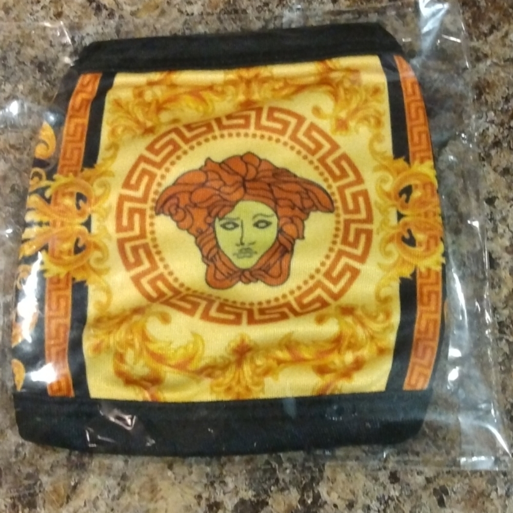 Last 1 - Brand new Versace double sided face mask